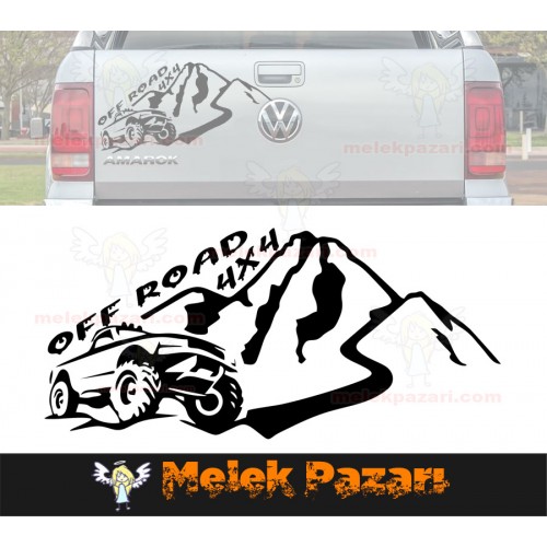 4x4 Off Road Dağ Oto Sticker, Araba Stickerı