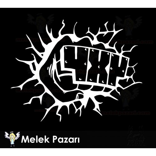 4x4 Yumruk Off Road Sticker