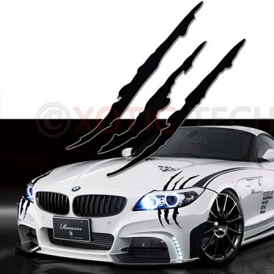 Pençe İzi Araba Sticker Sağ ve Sol 