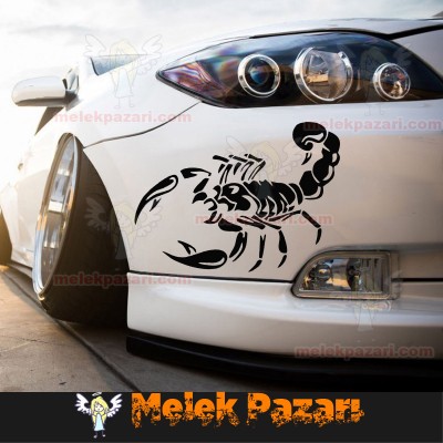 Akrep Araba Sticker