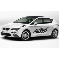 Alev Oto, Motor, Araba Sticker 