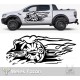 Alevli Piston Off Road Sticker
