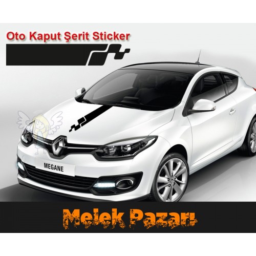 Araba Kaput Şerit Sticker