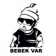 Arabada Bebek Var Sticker