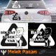 Baby On Board - Dikkat Bebek Var Araba Sticker