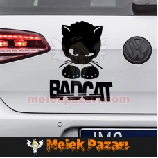 Bad Cat, Kötü Kedi Araba Sticker