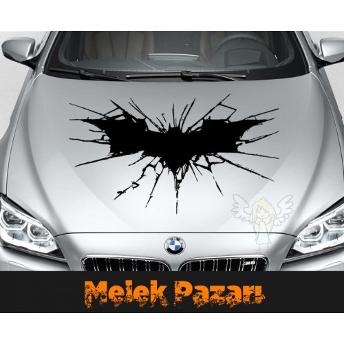 Batman Kara Şövalye Yarasa Araba Sticker