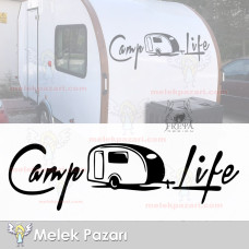 Camp Life, Karavan Stickerı, Kamp Hayati Karavan Stickerı 