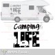Camping Life, Karavan Camp Sticker, Karavan Stickerı