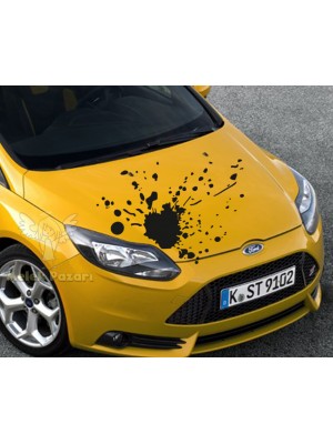 Çamur Sıçrama Araba Sticker