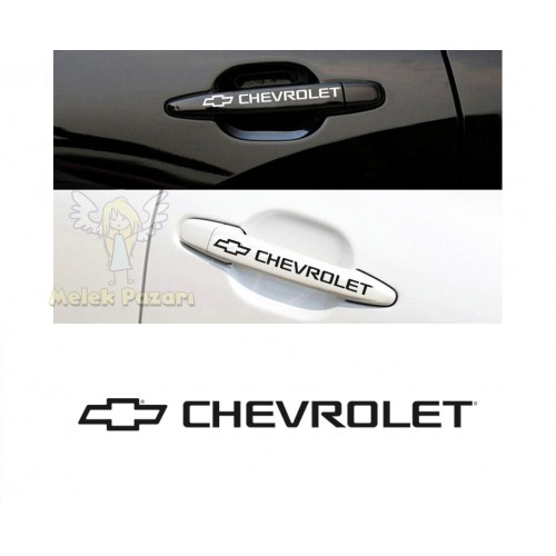 Chevrolet Kapı Kolu Jant Araba Sticker 8 Adet