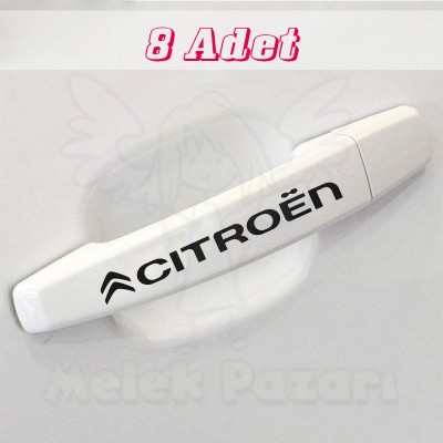 Citroen Kapı Kolu Jant Sticker. Araba Sticker