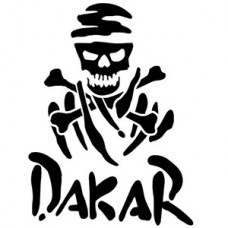 Dakar kuru Kafa Araba Offroad  Sticker