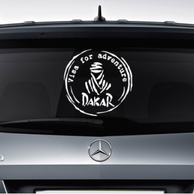 Dakar Visa Araba Sticker Dakar Visa Araba Sticker