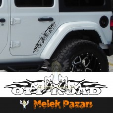 Dansçı Kızlar 4X4 Off-Road Araba Sticker 