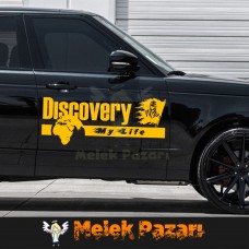 Discovery Dakar  Araba sticker. Sağ Sol Set