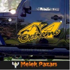 Extreme 4x4 Off Road Araba sticker