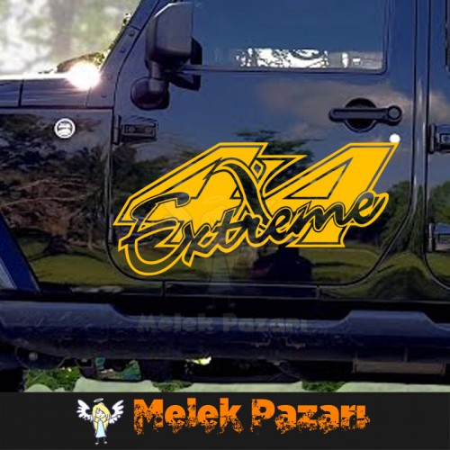 Extreme 4x4 Off Road Araba sticker
