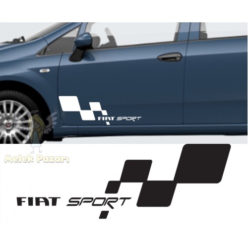 Fiat Sport Araba Sticker
