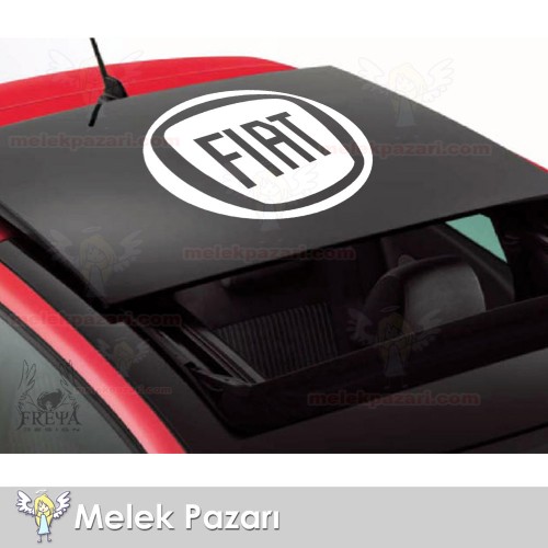 Fiat Sunroof Araba Sticker