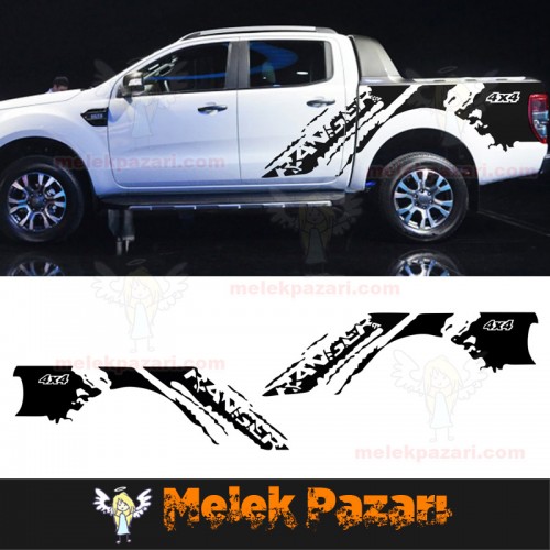 Ford Ranger Gövde Off Road Araba Sticker