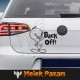 Geri Bas, Back Off Tweety Araba Sticker