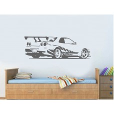 GTR Skyline Spor Yarış Arabası  Duvar Sticker