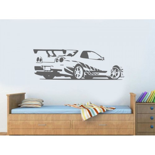 GTR Skyline Spor Yarış Arabası  Duvar Sticker