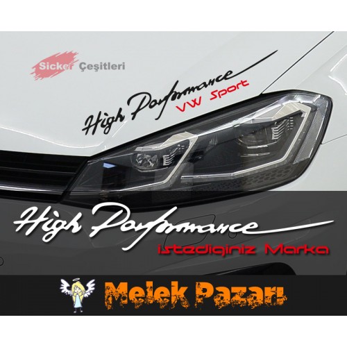 High Performance Araba Sticker