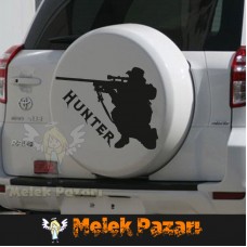 Hunter, Avci Araba Sticker