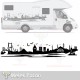 İstanbul Manzarası Araba Sticker, Karavan Sticker