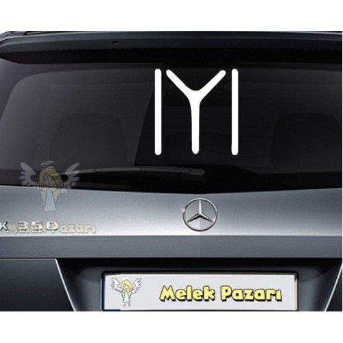 Kayı Boyu Araba Araba Sticker