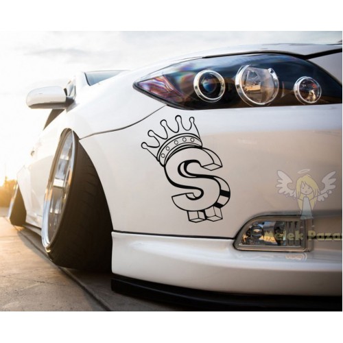 Kral Dolar İşareti Araba Sticker