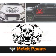 Kuru Kafa Oto Sticker, Araba Stickerı 