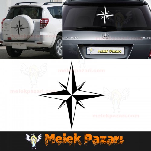 Kuzey Yıldızı Oto Sticker