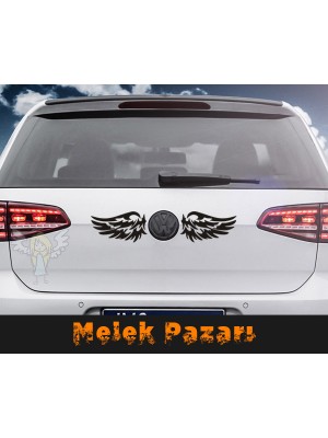 Melek Kanatları Araba Sticker, Oto Modifiye