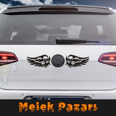 Melek Kanatları Araba Sticker, Oto Modifiye