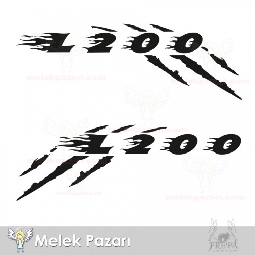 Mitsubishi L200 Offroad Pençe izi Oto Sticker