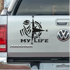 My Life Dakar Pusula Araba Sticker