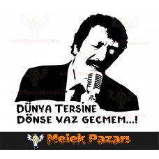 Müslüm Gürses Sözleri 2 Araba Sticker 