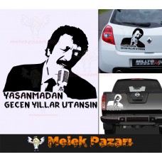 Müslüm Gürses Sözleri Araba Sticker