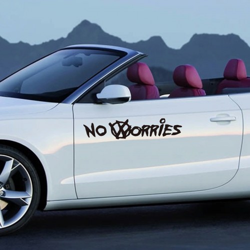 No Worries, Telaşa Gerek Yok Araba Sticker