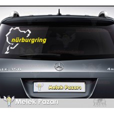 Nürburgring Araba Sticker, Oto Sticker 