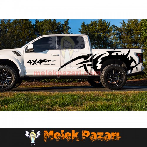 Off Road 4x4 Çamurluk Oto Sticker