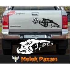Off Road Domuz Araba Sticker 