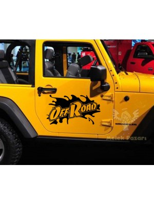 Offroad Araba Sticker
