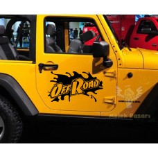 Offroad Araba Sticker 