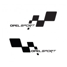 Opel Sport Sağ Sol Set Araba Sticker 