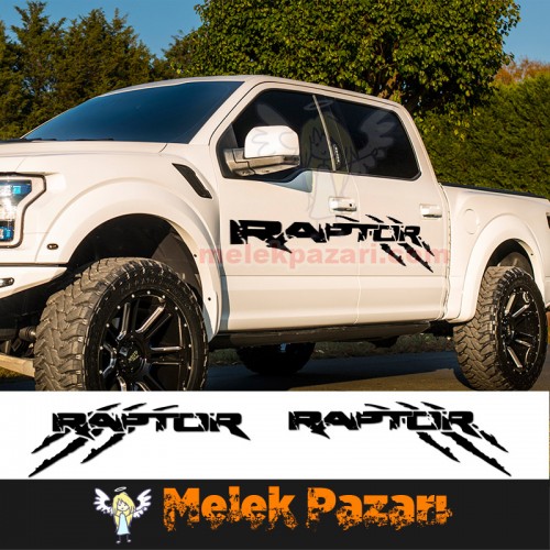 Pençe İzi Ford Raptor Off Road Oto Sticker
