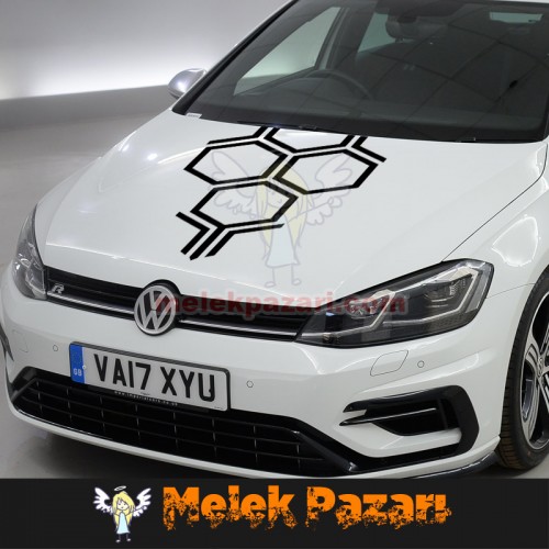 Petek Ön Kaput Araba Sticker